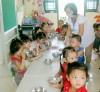 Một lớp mẫu giáo ở Bắc Ninh